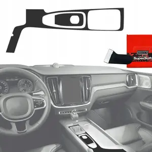Interior protective film GrizzGlass PianoSkin Matte for Volvo XC90 D4 2017–2018 (2-in-1)