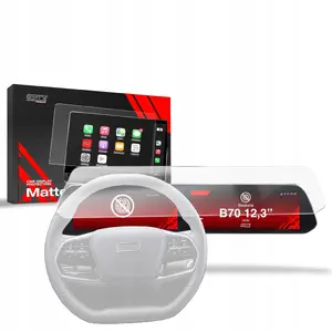 Screen protector GrizzGlass CarDisplay for Bestune B70 12.3" (2025) matte