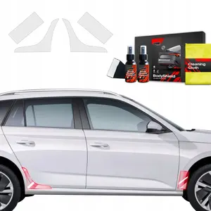 Aizsargplēve GrizzGlass BodyShield priekš Škoda Kamiq 2024–2025 — riteņu arku aizsardzības komplekts [4‑1]