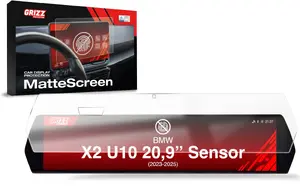 Screen protector GrizzGlass CarDisplay Protection for BMW X2 U10 Sensor (2023–2025) matte
