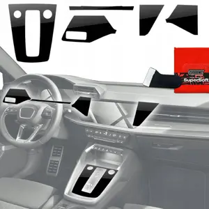 Interior Film GrizzGlass PianoSkin Glossy for Audi RS3 8Y (2020–2024) 5-in-1
