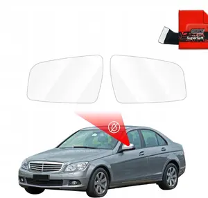 Pretlietus plēve spoguļiem GrizzGlass ZeroDrop priekš Mercedes-Benz C-Class W204 sedans (2007–2011)