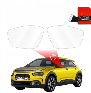 Pret lietus aizsargplēve spoguļiem GrizzGlass ZeroDrop priekš Citroen C4 Cactus (2014–2018) — GrizzGlass