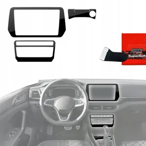 Interior protective film GrizzGlass PianoSkin Glossy for Volkswagen T‑Cross (2025) [3-in-1]