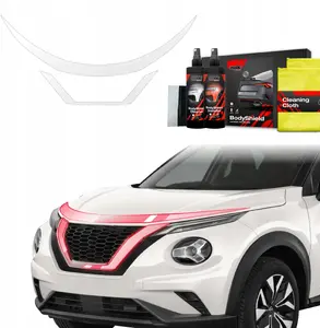 Aizsargplēve GrizzGlass BodyShield priekš Nissan Juke Facelift (2024–2025) — priekšējā bampera un motora pārsega aizsardzība [2‑1]