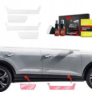 Aizsargplēve uz sliekšņiem GrizzGlass BodyShield priekš Audi Q3 Sportback (2018–2025), 4 gab.