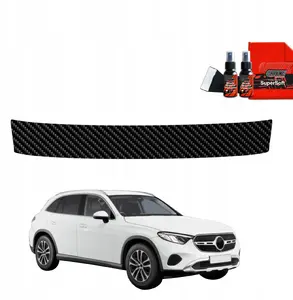 Bagāžnieka sliekšņa aizsargplēve GrizzGlass BodyShield priekš Mercedes GLC Wagon (2025) — oglekļa raksts