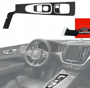 Interior film GrizzGlass PianoSkin Glossy for Volvo XC60 D4 Drive Mode 2020 — 3-in-1