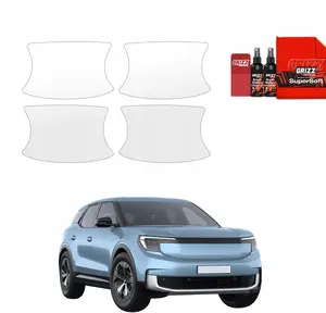 Protective film GrizzGlass BodyShield for door handles, compatible with Ford Explorer EV (2024–2025) — set 4-in-1