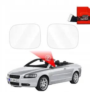 Car mirror rain protective film GrizzGlass ZeroDrop for Volvo C70 (2006–2013)