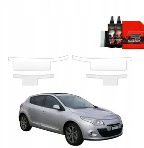 Aizsargplēve uz sliekšņiem GrizzGlass BodyShield priekš Renault Megane 3 Universāls (2008–2012), komplekts 4 gab.