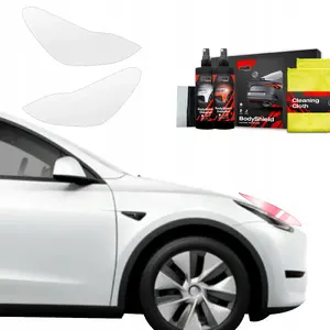 Protective headlight film GrizzGlass BodyShield for Tesla Model Y (2020–2024) 2-in-1 set