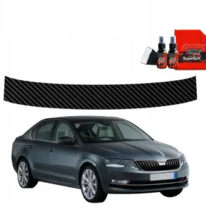 Car boot sill protector GrizzGlass BodyShield for Skoda Octavia III (2017–2020) – carbon-style film