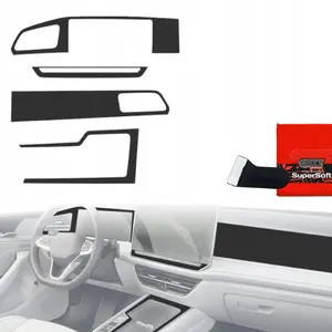 GrizzGlass PianoSkin Matte interjera plēve Volkswagen Passat B9 15" (2024–2025) 4‑1