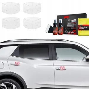 Protective film GrizzGlass BodyShield for door handles, GrizzGlass, model for SsangYong Korando (2023–2025) set 4-in-1