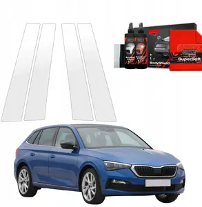 Protective pillar film GrizzGlass BodyShield for Skoda Scala (2019–2023) 4-in-1 set
