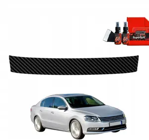 Protective trunk sill film GrizzGlass BodyShield for Volkswagen Passat B7 Sedan (2010–2014) — carbon-style