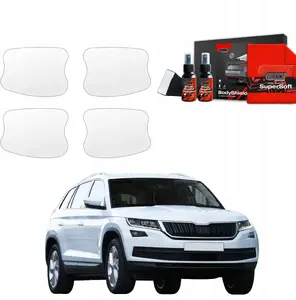 Protective Door Handle Film GrizzGlass BodyShield for Skoda Kodiaq (2016–2023) 4-in-1 set