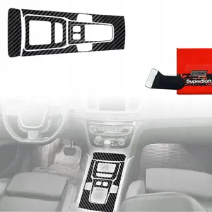 Protective interior film GrizzGlass PianoSkin Glossy for Peugeot 508 (2010–2018) set 5-in-1