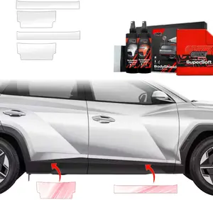 Protective sill film GrizzGlass BodyShield for Hyundai Tucson Facelift (2024–2025) set 4-in-1