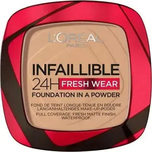Пудровый тональный крем L’Oreal Paris Infaillible 24H Fresh Wear 140 Golden Beige 9 г