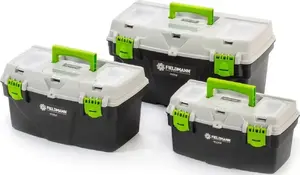 Tool storage Fieldmann FDN 4121-3R — compact portable toolbox for hand tools