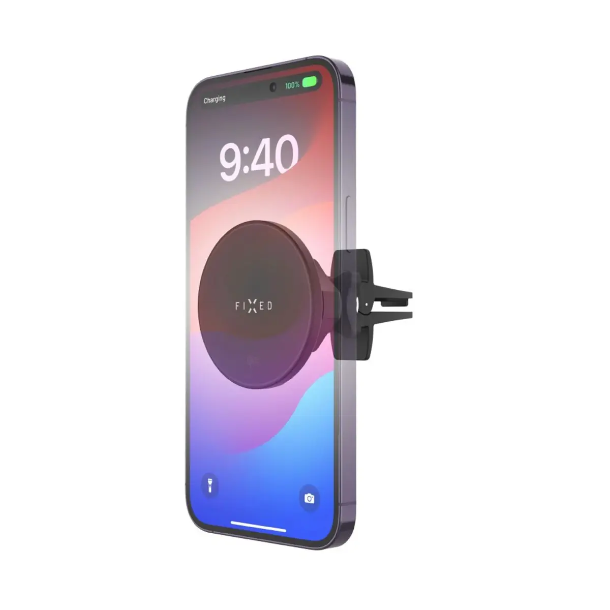 Car phone holder FIXED MagRound 2 Qi2 Photo 2