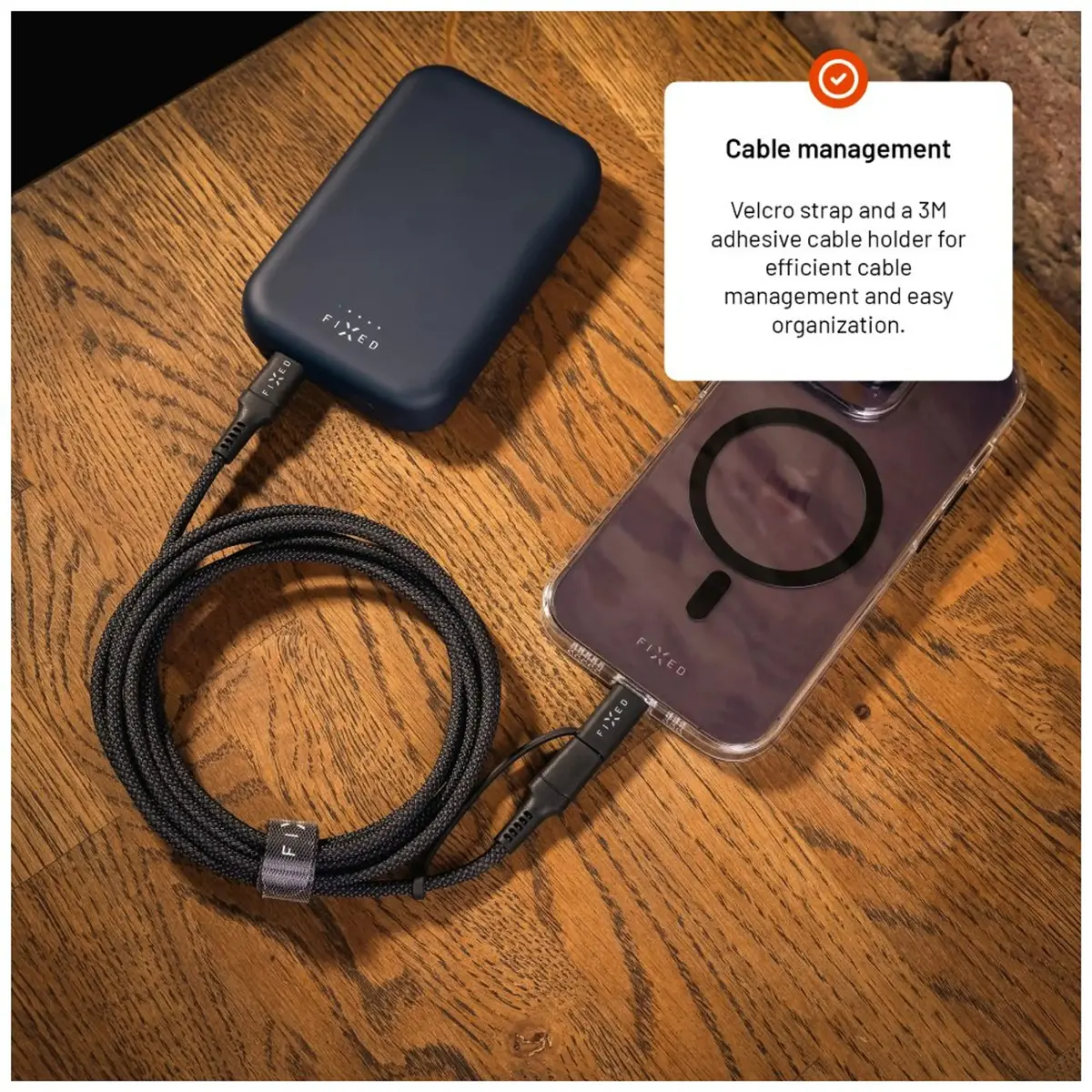 FIXED USB-C/USB-C-Lightning kabelis 3 m Photo 8