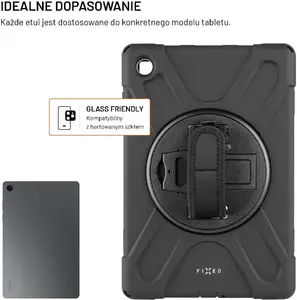 Tablet case FIXED RuggedTab Case for Samsung Galaxy Tab A11 with built-in stand, black
