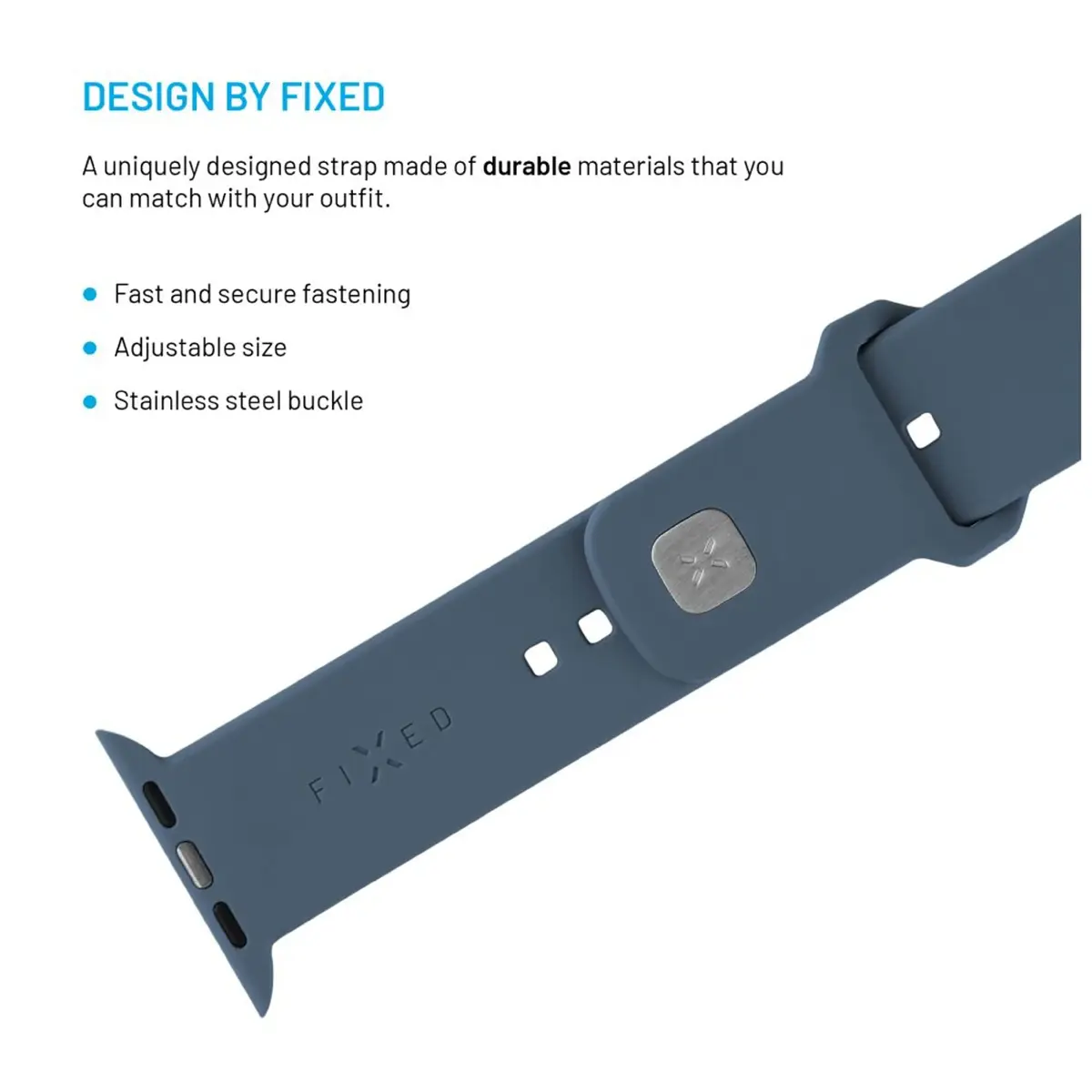 FIXED Silicone Sporty siksniņa Apple Watch 42/44/45/46mm Photo 4