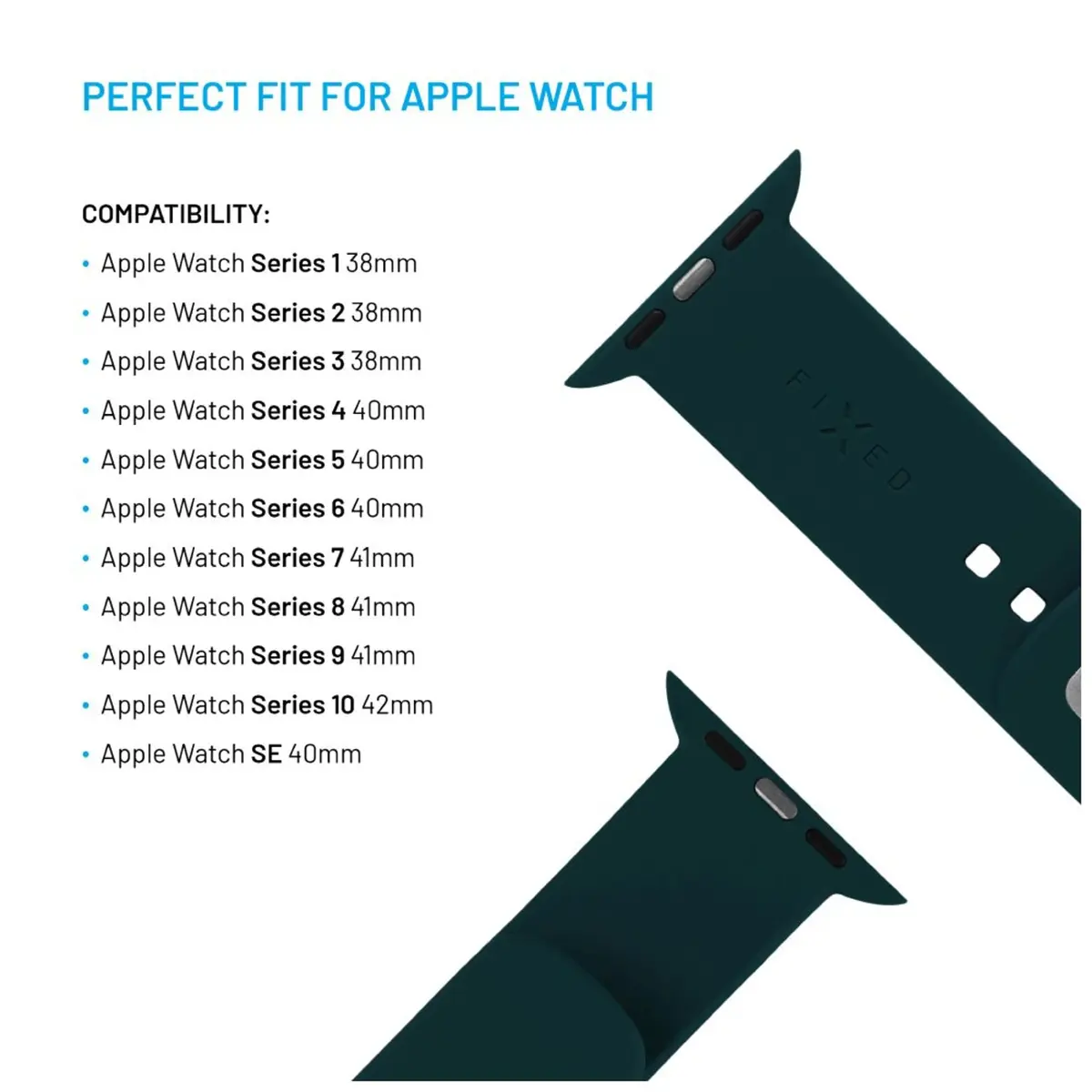 FIXED Silicone Sporty siksniņa Apple Watch 38/40/41mm Photo 3