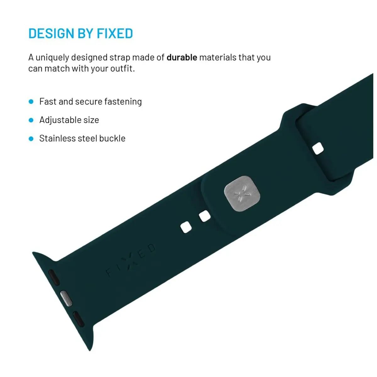 FIXED Silicone Sporty siksniņa Apple Watch 38/40/41mm Photo 4