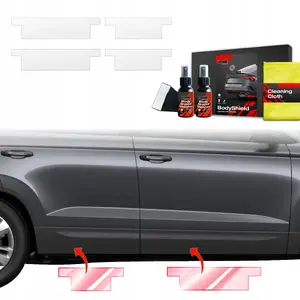 Protective Door Sill Film GrizzGlass BodyShield for Skoda Karoq (2022–2025) 4-in-1
