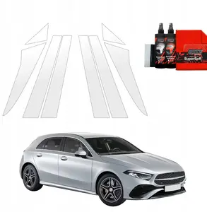 Aizsargplēve GrizzGlass BodyShield priekš Mercedes A-Class W177 (2018–2025) — komplekts stiklu statnēm, 8 gab.