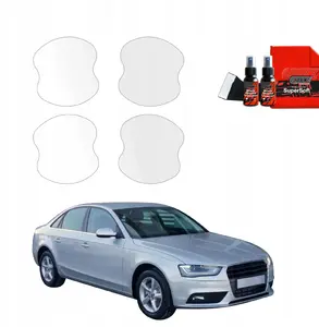 Protective Door Handle Film GrizzGlass BodyShield for Audi A4 B8 Sedan Facelift 2011–2015 (4-piece set)
