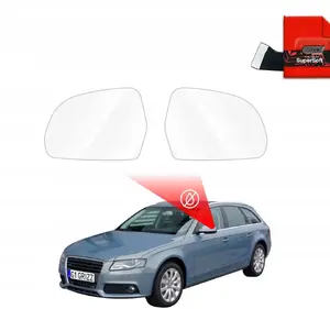 Car mirror rain protection film GrizzGlass ZeroDrop for Audi A4 B8 Avant (2007–2011)