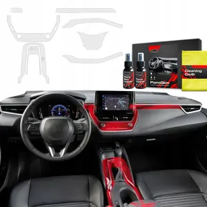 Protective Matte Interior Film GrizzGlass PianoSkin for Toyota Corolla DSG (2019–2025) set 7-in-1