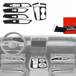 Interior protective film GrizzGlass PianoSkin Glossy for Hyundai Tucson N-Line (2021–2024) 5-in-1