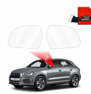 Rearview mirror rain protection film GrizzGlass ZeroDrop for Audi Q3 8U (2011–2018)