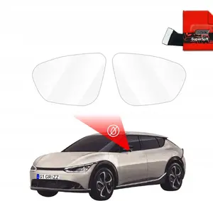 Side mirror rain protection film GrizzGlass ZeroDrop for Kia EV6 (2025–2026) — GrizzGlass