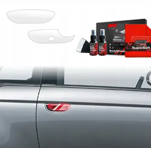 Protective door handle film GrizzGlass BodyShield for Fiat 500 (2016–2025) 2‑in‑1