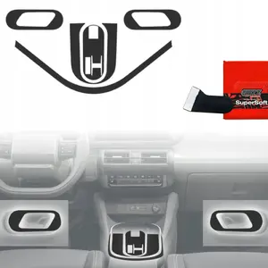 Interior Protection Film GrizzGlass PianoSkin Matte for Fiat Grande Panda (2025) 5-in-1