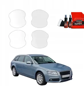Protective Door Handle Film GrizzGlass BodyShield for Audi A4 B8 Avant 2007–2011 set 4 pieces