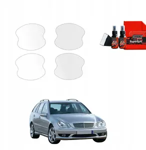 Protective film GrizzGlass BodyShield for Mercedes-Benz C-Class S203 Estate (2001–2007) — set for door handles (4 pieces)