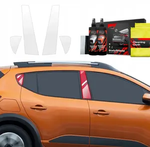 Protective pillar film GrizzGlass BodyShield for Dacia Sandero 2020–2024 set 4 pieces