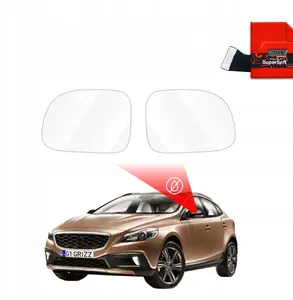 Side mirror rain protection film GrizzGlass ZeroDrop for Volvo V40 Cross Country (2012–2016)