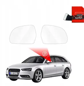 Side mirror rain protection film GrizzGlass ZeroDrop for Audi A4 B8 Avant Facelift (2011–2015)