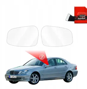 Rain protection film for mirrors GrizzGlass ZeroDrop for Mercedes Benz C-Class W203 Sedan (2000–2007)