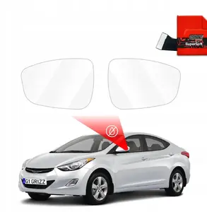 Rearview mirror rain protection film GrizzGlass ZeroDrop for Hyundai Elantra (2010–2013)