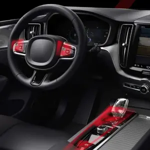 Protective interior film GrizzGlass PianoSkin Matte for Volvo XC90 B5 Drive Mode (2019) 2-in-1